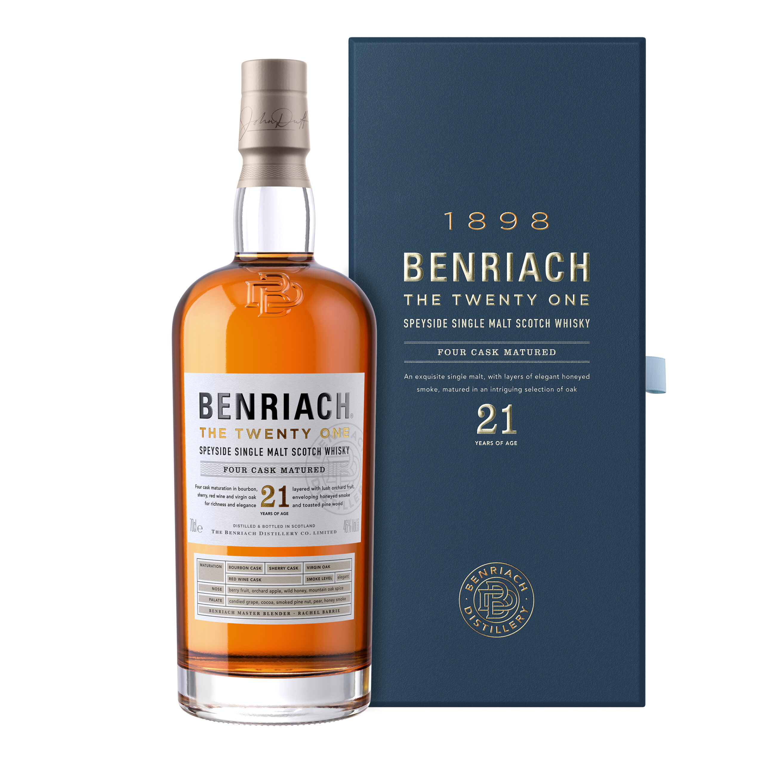 AW 21 Benriach 70cl_FRONT_in front_3000x3000